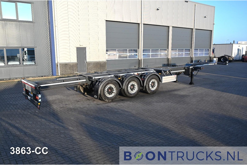 Pacton ET3 | 2x20-30-40-45ft HC * LIFT AXLE * 2x EXTENDABLE * NL TRAINER * APK 09-2026 - Container/ Wechselfahrgestell Auflieger: das Bild 2 Pacton ET3 | 2x20-30-40-45ft HC * LIFT AXLE * 2x EXTENDABLE * NL TRAINER * APK 09-2026 - Container/ Wechselfahrgestell Auflieger: das Bild 2