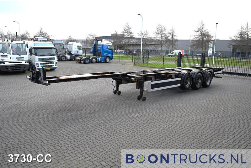 Pacton T3-007 2x20-40-45ft HC * LIFT AXLE * BPW * NL TRAILER - Container/ Wechselfahrgestell Auflieger: das Bild 4 Pacton T3-007 2x20-40-45ft HC * LIFT AXLE * BPW * NL TRAILER - Container/ Wechselfahrgestell Auflieger: das Bild 4