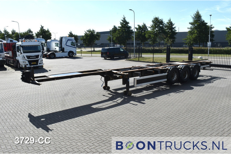 Pacton T3-007 | 2x20-40-45ft HC * LIFT AXLE * NL TRAILER * APK 11-2025 - Container/ Wechselfahrgestell Auflieger: das Bild 4 Pacton T3-007 | 2x20-40-45ft HC * LIFT AXLE * NL TRAILER * APK 11-2025 - Container/ Wechselfahrgestell Auflieger: das Bild 4