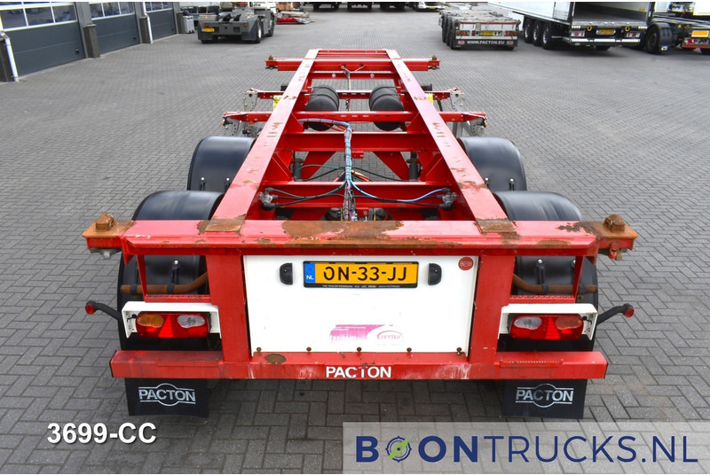 Pacton TXC 233 | 20ft * 2980 Kg * BPW / DRUM * NL TRAILER * 3x AVAILABLE - Container/ Wechselfahrgestell Auflieger: das Bild 2 Pacton TXC 233 | 20ft * 2980 Kg * BPW / DRUM * NL TRAILER * 3x AVAILABLE - Container/ Wechselfahrgestell Auflieger: das Bild 2