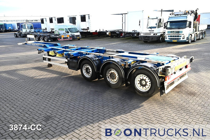 Schmitz Cargobull SCB*S3D | 2x20-30-40-45ft HC * LIFT AXLE * DISC BRAKE * EXTENDABLE REAR - Container/ Wechselfahrgestell Auflieger: das Bild 3 Schmitz Cargobull SCB*S3D | 2x20-30-40-45ft HC * LIFT AXLE * DISC BRAKE * EXTENDABLE REAR - Container/ Wechselfahrgestell Auflieger: das Bild 3