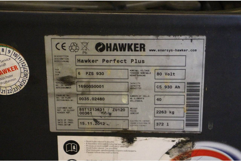 Hawker 6 PZS 930 - Batterie: das Bild 5 Hawker 6 PZS 930 - Batterie: das Bild 5