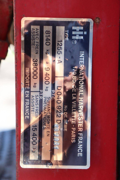 Traktor International harvester co 1255-A: das Bild 19