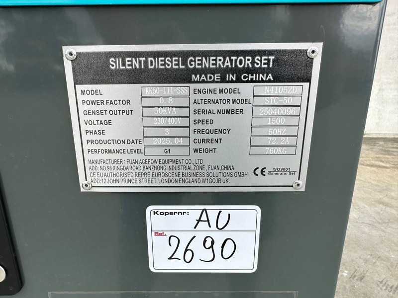 Stromgenerator, Zustand - NEU Kawakenki KK50-III-SSS: das Bild 20