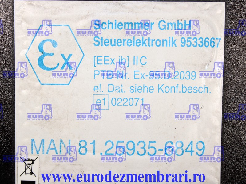 CALCULATOR ADR MAN TGX TGA 81.25935.6849, 81.25935.6806 - Steuergerät für LKW: das Bild 2 CALCULATOR ADR MAN TGX TGA 81.25935.6849, 81.25935.6806 - Steuergerät für LKW: das Bild 2