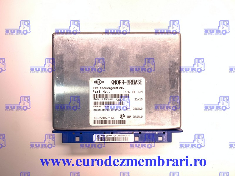 CALCULATOR EBS MAN TGX 81.25808.7064, 0486106119 - Steuergerät für LKW: das Bild 1 CALCULATOR EBS MAN TGX 81.25808.7064, 0486106119 - Steuergerät für LKW: das Bild 1