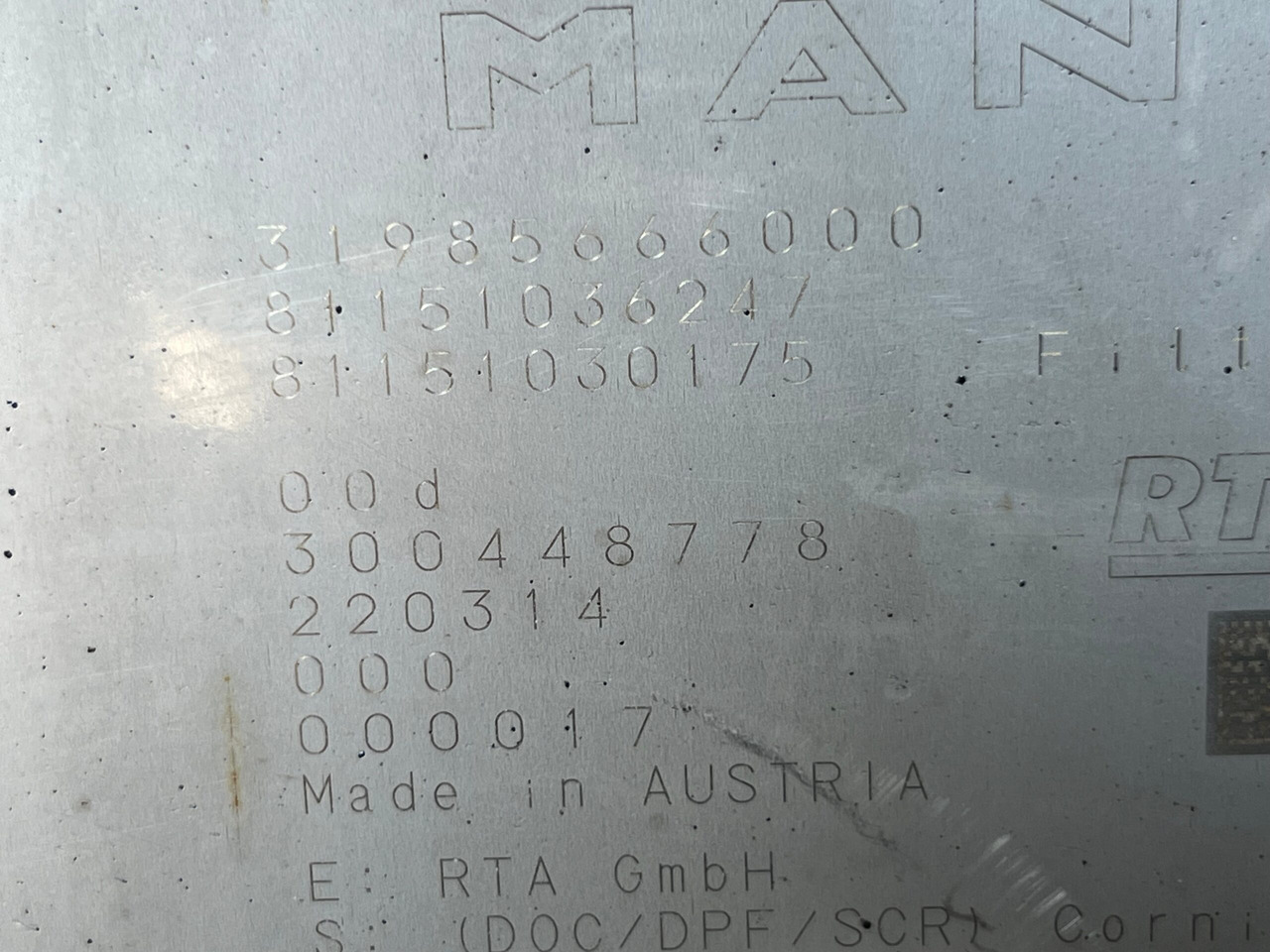CATALIZATOR MAN TGX TG3 81.15103.6247 - Fahrzeugkatalysator für LKW: das Bild 5 CATALIZATOR MAN TGX TG3 81.15103.6247 - Fahrzeugkatalysator für LKW: das Bild 5
