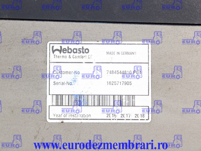 SIROCOU RENAULT T AIR TOP EVO 2000 7484544810 - Heizung/ Lüftung für LKW: das Bild 4 SIROCOU RENAULT T AIR TOP EVO 2000 7484544810 - Heizung/ Lüftung für LKW: das Bild 4