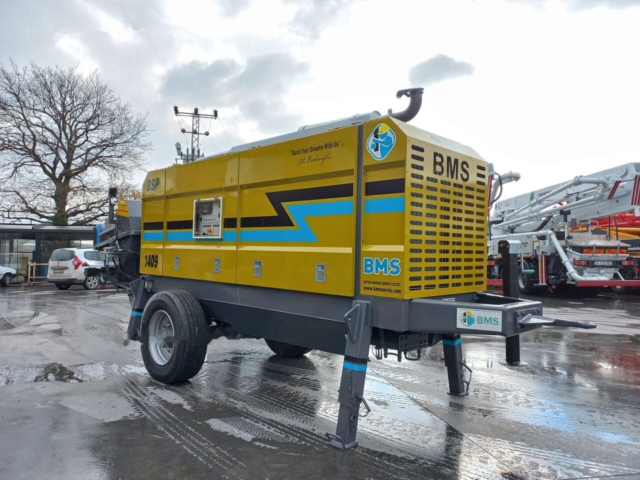 Stationäre Betonpumpe, Zustand - NEU BMS BSP 1409: das Bild 6