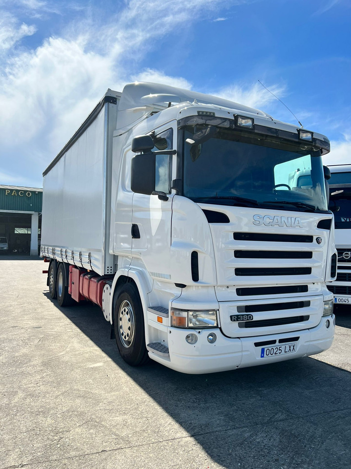 CAMION SCANIA 380 CON CARRETILLA MOFFET M4 - Plane LKW: das Bild 2 CAMION SCANIA 380 CON CARRETILLA MOFFET M4 - Plane LKW: das Bild 2