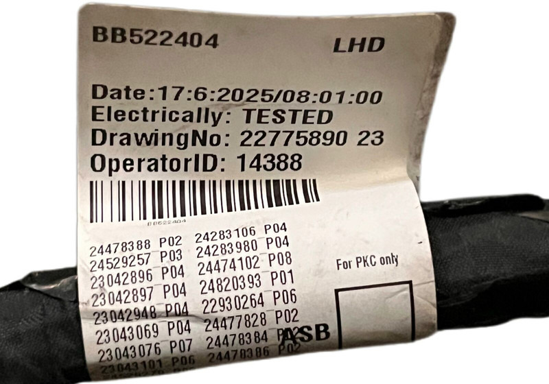 Volvo FH5/Aero - Kabel/ Kabelbaum: das Bild 3 Volvo FH5/Aero - Kabel/ Kabelbaum: das Bild 3