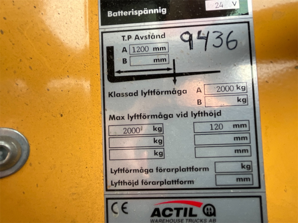 Niederhubwagen Abeko SWR20: das Bild 23