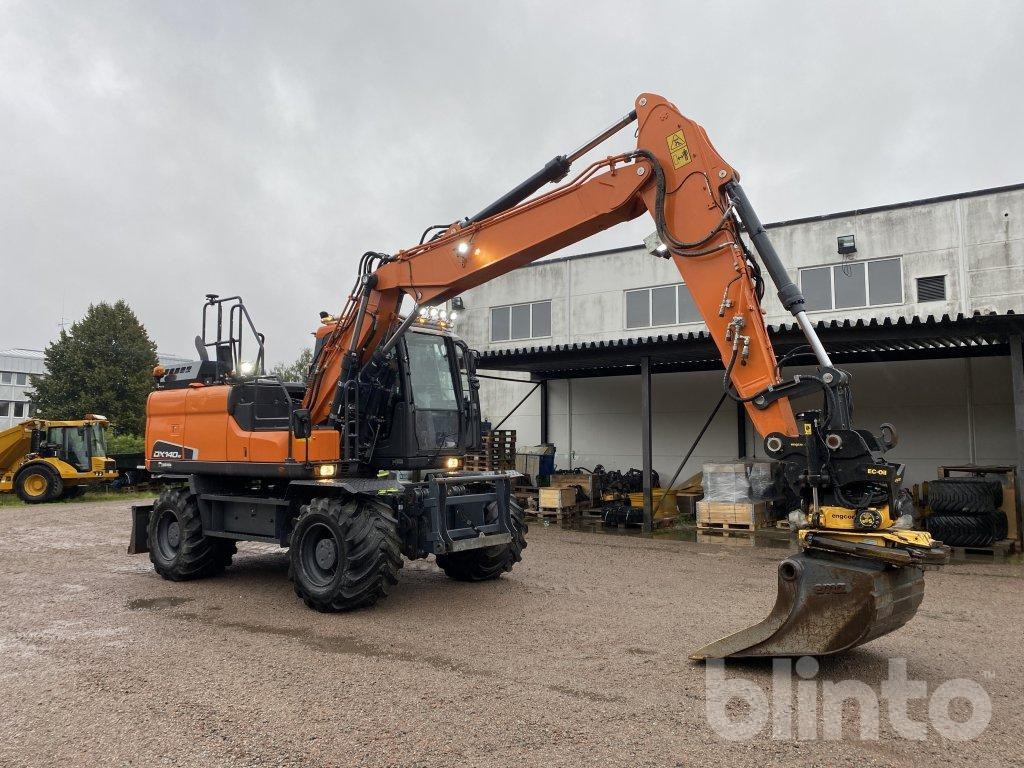 Doosan DX 140W - Mobilbagger: das Bild 1 Doosan DX 140W - Mobilbagger: das Bild 1