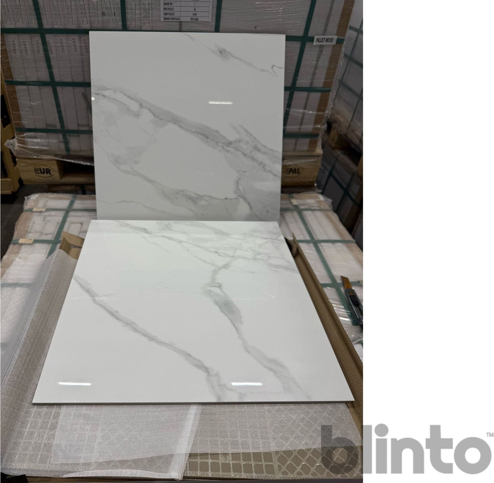 Vit marmor - 200 m2 - 600x600 mm - Baugeräte: das Bild 1 Vit marmor - 200 m2 - 600x600 mm - Baugeräte: das Bild 1