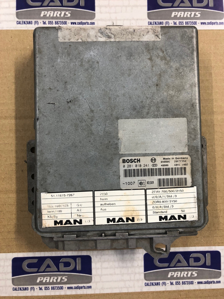 CENTRALINA EDC - RIF. BOSCH 0281010241 - RIF. MAN 51116157267 - Steuergerät: das Bild 1 CENTRALINA EDC - RIF. BOSCH 0281010241 - RIF. MAN 51116157267 - Steuergerät: das Bild 1