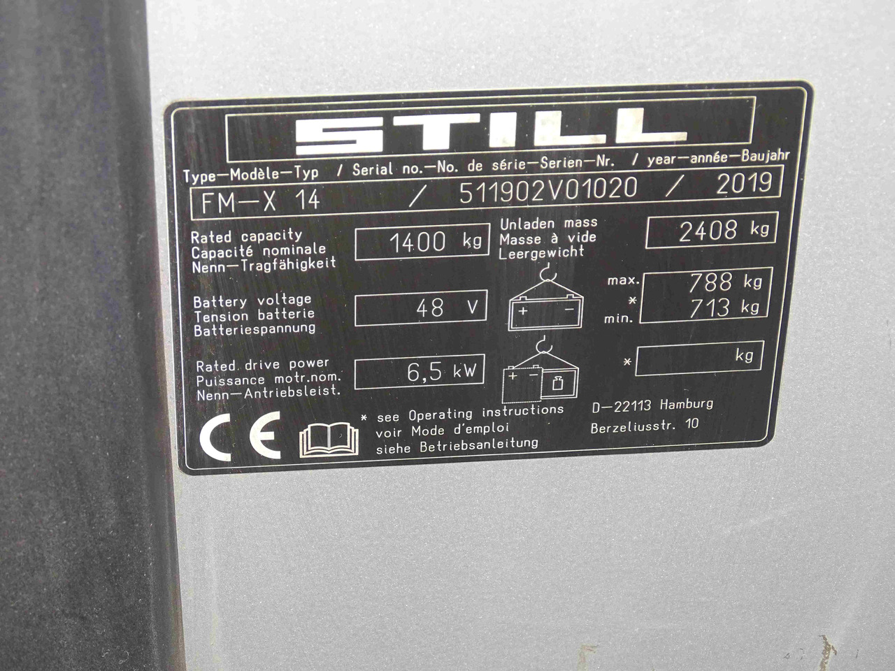 Still FM-X14 - Schubmaststapler: das Bild 5 Still FM-X14 - Schubmaststapler: das Bild 5