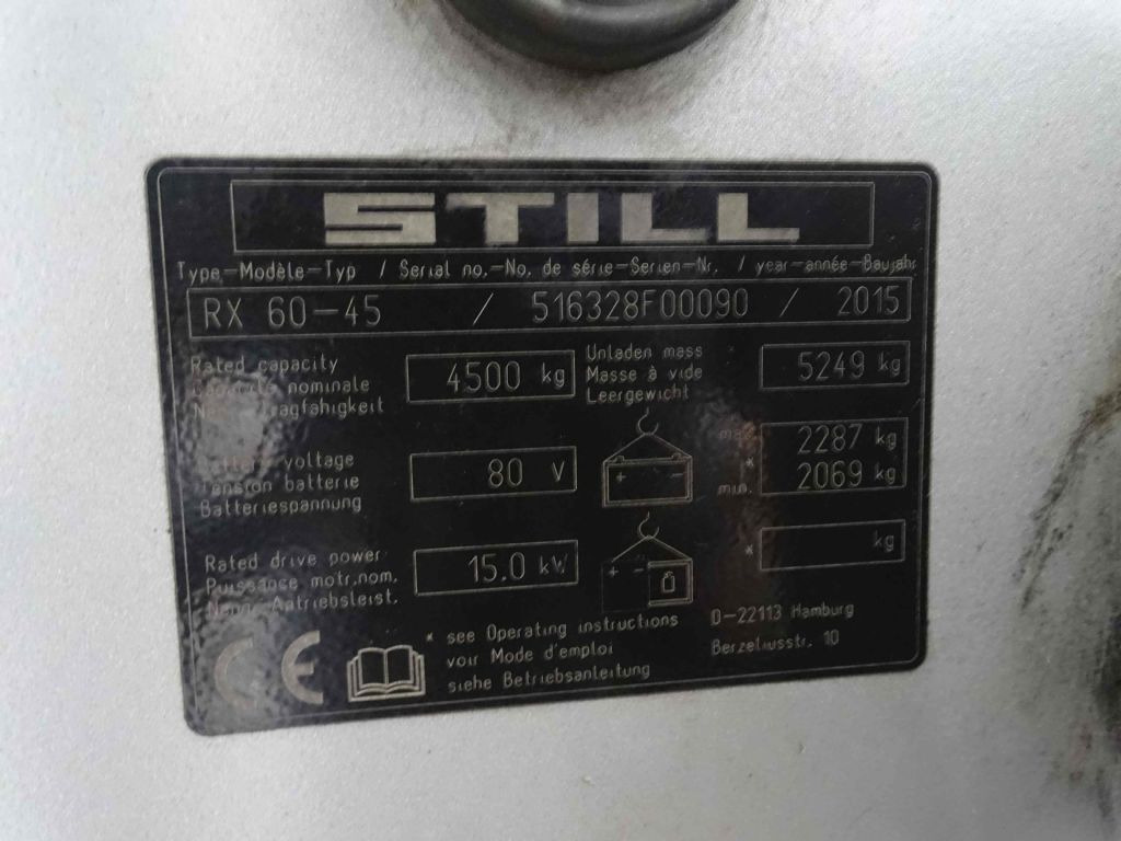 Still RX60-45 - Elektrostapler: das Bild 5 Still RX60-45 - Elektrostapler: das Bild 5