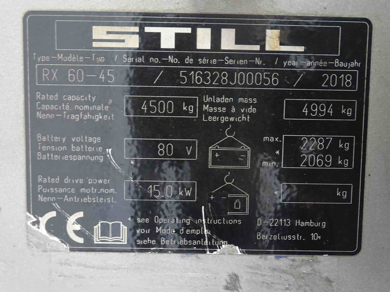 Still RX60-45 - Elektrostapler: das Bild 5 Still RX60-45 - Elektrostapler: das Bild 5