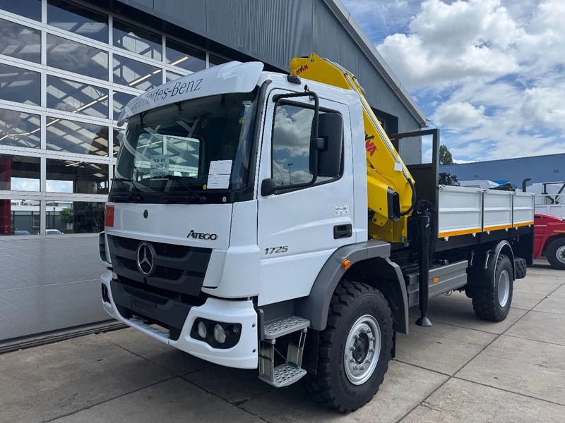 Mercedes-Benz Atego Atego 1725 4x4 Flatbed with Hyva HB120 Crane - Autokran: das Bild 3 Mercedes-Benz Atego Atego 1725 4x4 Flatbed with Hyva HB120 Crane - Autokran: das Bild 3