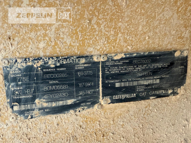 Cat 775E - Dumper Starr: das Bild 5 Cat 775E - Dumper Starr: das Bild 5