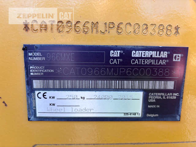 Radlader Cat 966MXE: das Bild 15