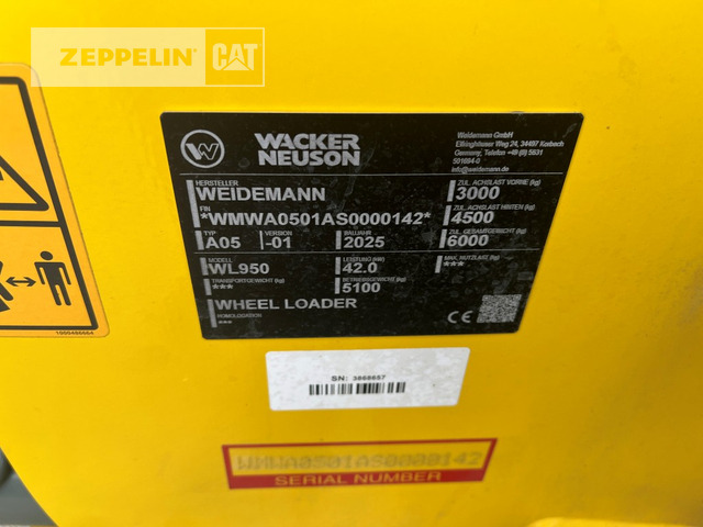 Radlader Wacker WL950: das Bild 6