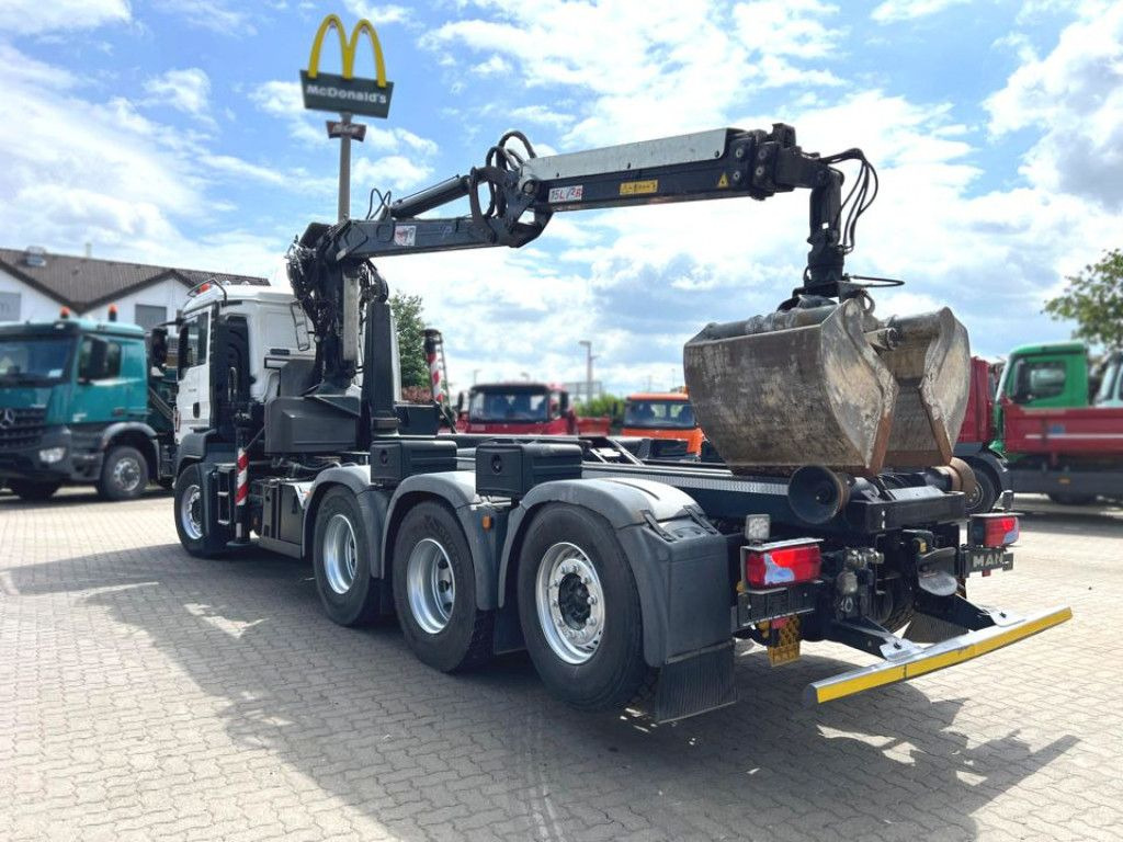 MAN TG-S 35.480 8x4 BL Abrollkipper mit Kran Penz-15 - Abrollkipper, Autokran: das Bild 4 MAN TG-S 35.480 8x4 BL Abrollkipper mit Kran Penz-15 - Abrollkipper, Autokran: das Bild 4