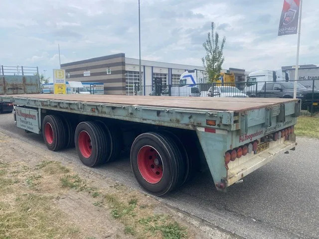Pritschenauflieger/ Plattformauflieger Floor open oplegger 3 asser uitschuifbaar, 2 x stuur, 1 x liftas: das Bild 6