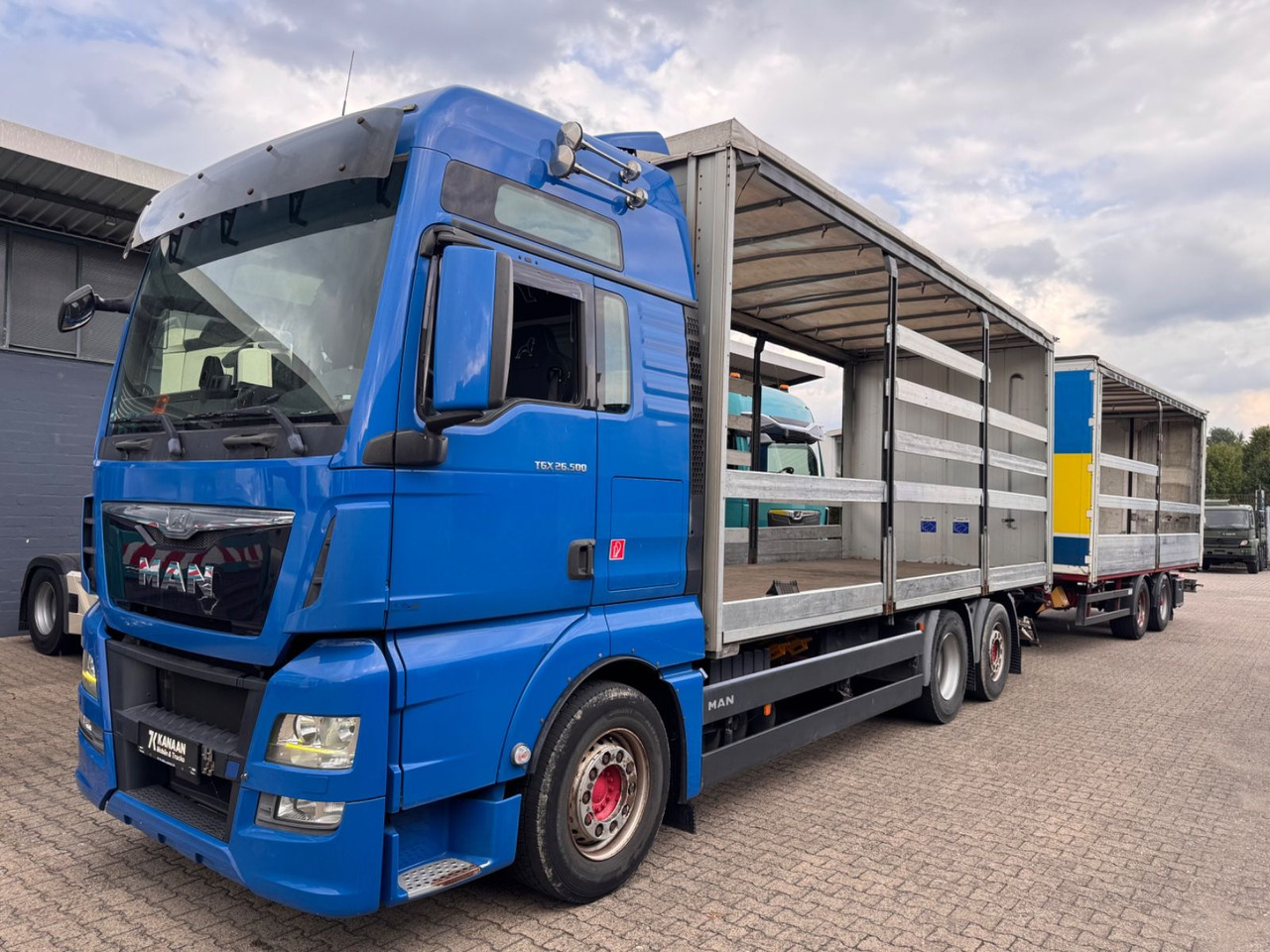 MAN 26.500 TGX+Anh LBW Euro6 Lift/Lenkachse - Plane LKW: das Bild 5 MAN 26.500 TGX+Anh LBW Euro6 Lift/Lenkachse - Plane LKW: das Bild 5